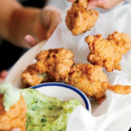 Lobster-and-Corn Fritters