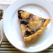 Seckel Pear Tart with Cardamom Blueberry Butter