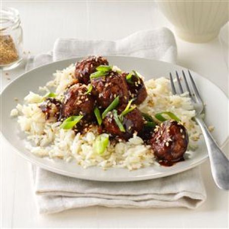Easy Asian Glazed Meatballs