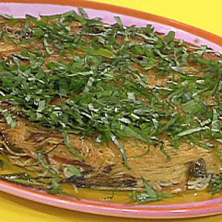 Fried Vermicelli and Green Onions