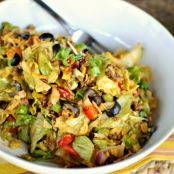 Chopped Taco Salad with Homemade Catalina Dressing