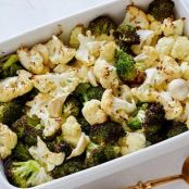 Roasted Cauliflower and Broccoli