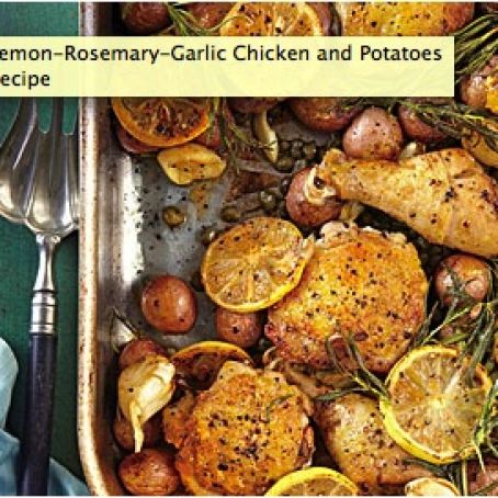 Lemon-Rosemary-Garlic Chicken and Potatoes