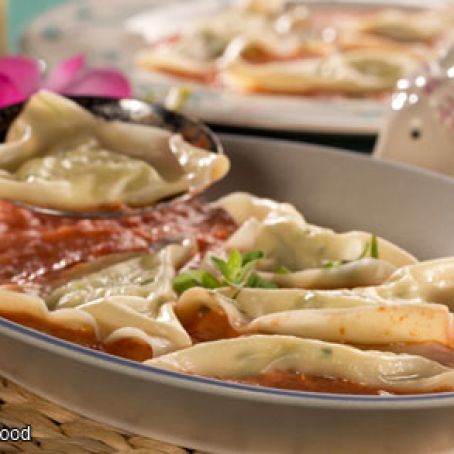 Homemade Crab Ravioli