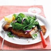 Chicken Milanese with Arugula Salad