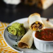 Baked Chicken Flautas