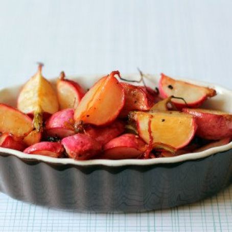 ROASTED RADISHES RECIPE