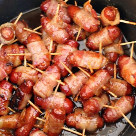 Bacon Wrapped Sausages