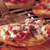 Roasted Pepper Tomato Crostini