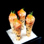 The French Laundry Salmon Tartare Cornets