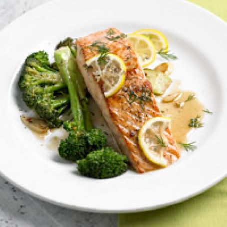 Citrus Salmon with Broccoli