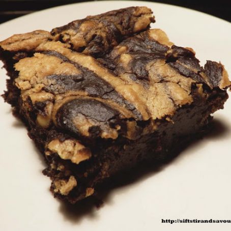 Delicious Peanut Butter Swirl Bars