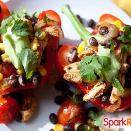 Chicken Fajita Stuffed Peppers