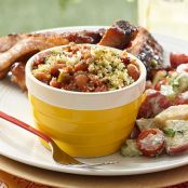 Root Beer Baked Beans with bacon