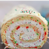 Vanilla Christmas Roll Cake