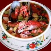 Seafood delight Soup Regina' recipe