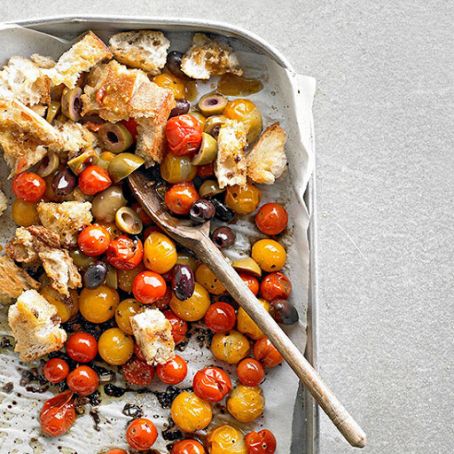 Roasted Tomato-Bread Toss