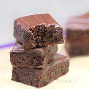 Chocolate Fudge Zucchini Brownies