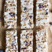 Blueberry Vanilla Granola Bars.