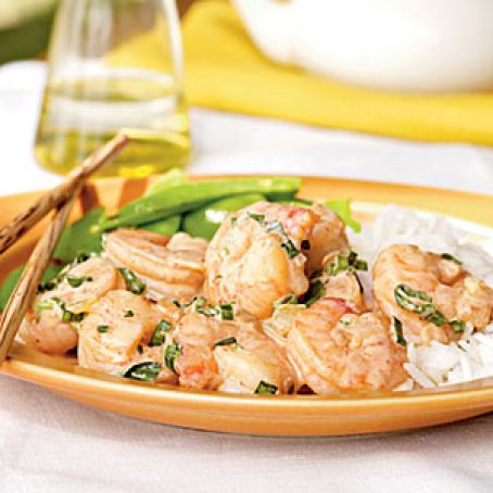 Sauteed Shrimp With Coconut Oil