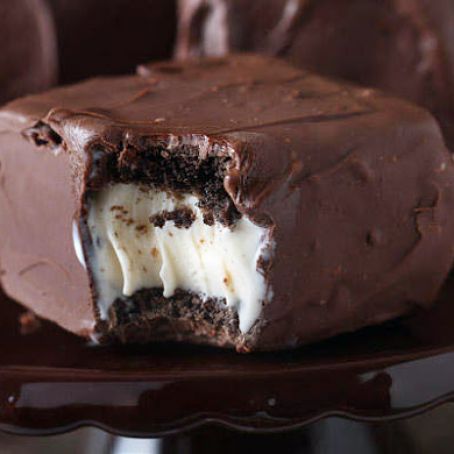 Chocolate Covered Brownie Ice Cream Sandwiches
