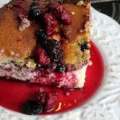 Triple Berry Cheesecake Cobbler