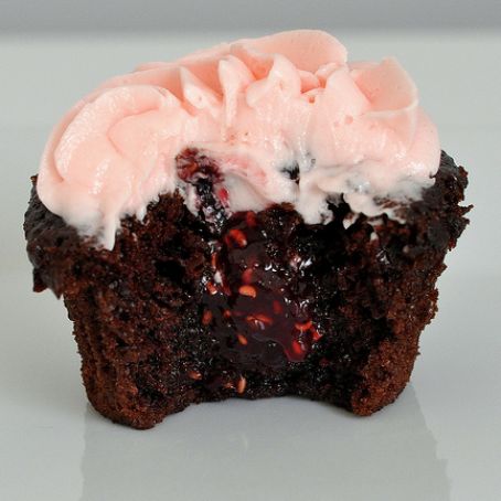 Raspberry Chocolate Cupcakes