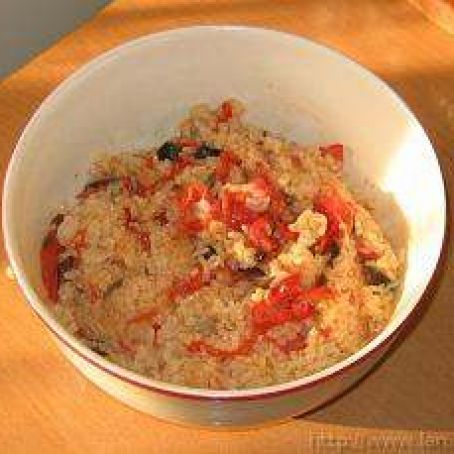 Corn, Tomato and Pepper Rice