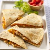 Chicken and Corn Quesadillas