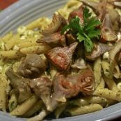 Smoked Artichoke Pasta with Lemony Vinaigrette