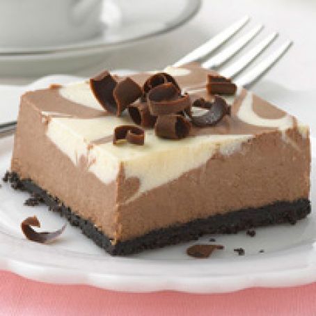 Chocolate-Vanilla Swirl Cheesecake