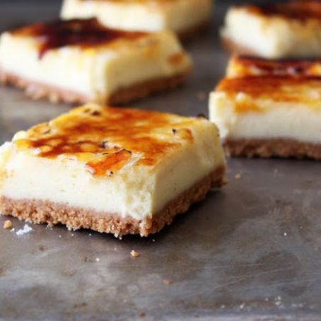 Creme Brulee Cheesecake Bars