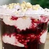 Blackberry-White Chocolate Fool with Toasted Hazelnuts