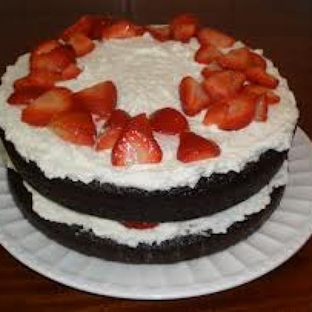 Strawberry Chipotle-Chocolate Cake