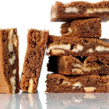 White Chocolate Gingerbread Bars