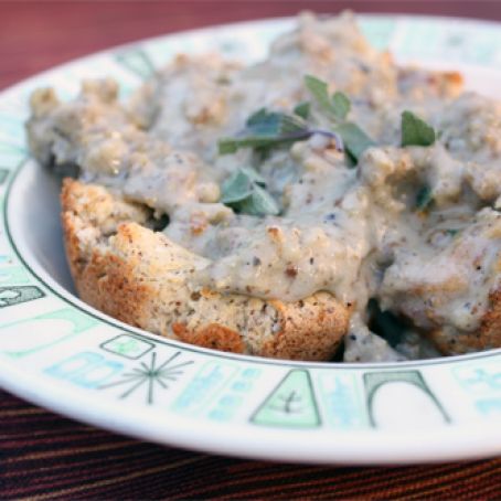 Gluten Free Biscuits & Gravy