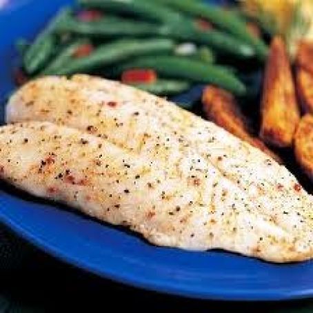Orange Roughy in Scallion and Ginger Sauce