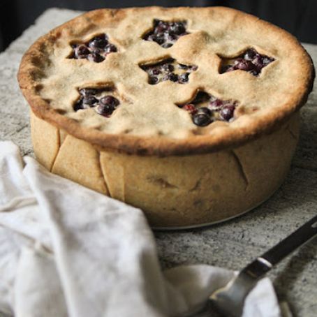 Blueberry Buttermilk Pie