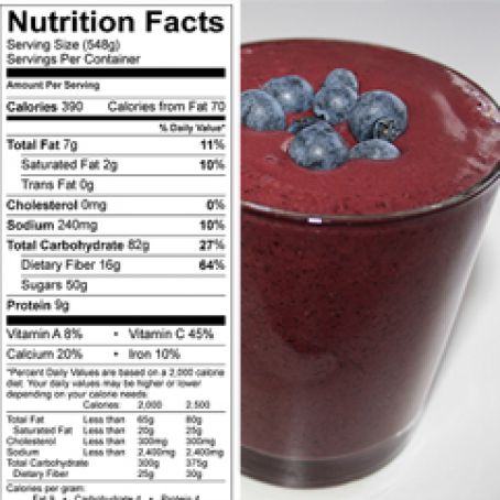 Reboot - Smoothie - Cacao Blueberry