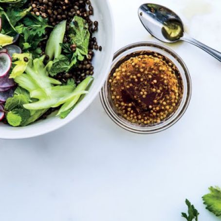 Marinated Lentils with Crunchy Vegetables