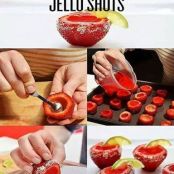 Strawberry Margarita Jello Shots