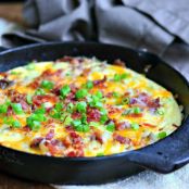 Loaded Baked Potato Breakfast Skillet
