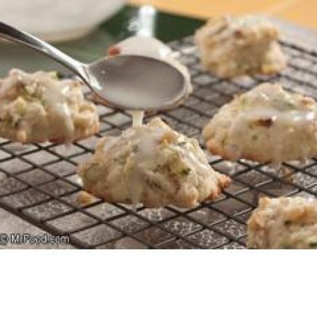 Glazed Lemon Zucchini Cookies