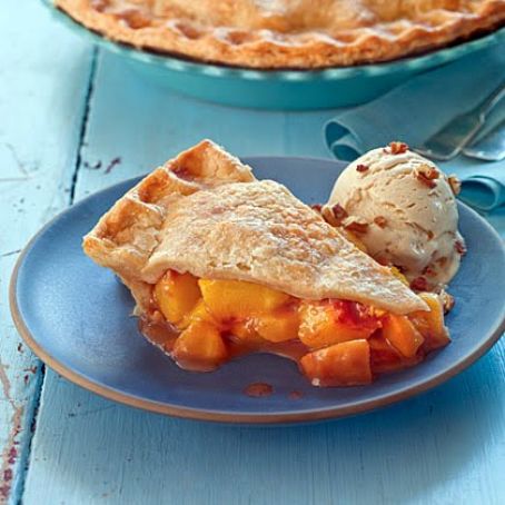 Brown Sugar Cinnamon Peach Pie