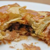 BEEF EMPANADAS WITH BLACK BEAN DIPPING SAUCE