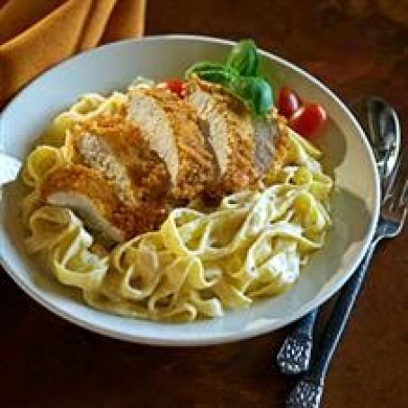 Fettuccine Alfredo with Italian Chicken