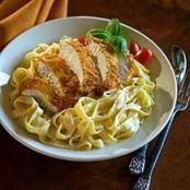 Fettuccine Alfredo with Italian Chicken