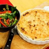 Kyckling- och baconpaj i långpanna