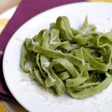 Homemade Spinach Pasta