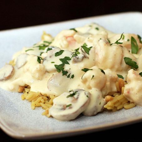 Creamy Shrimp Newburg